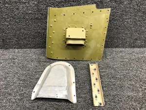 1213908-2 / 1213907-1 Cessna T207A Heater Duct Assembly RH W/ Adapter Plate
